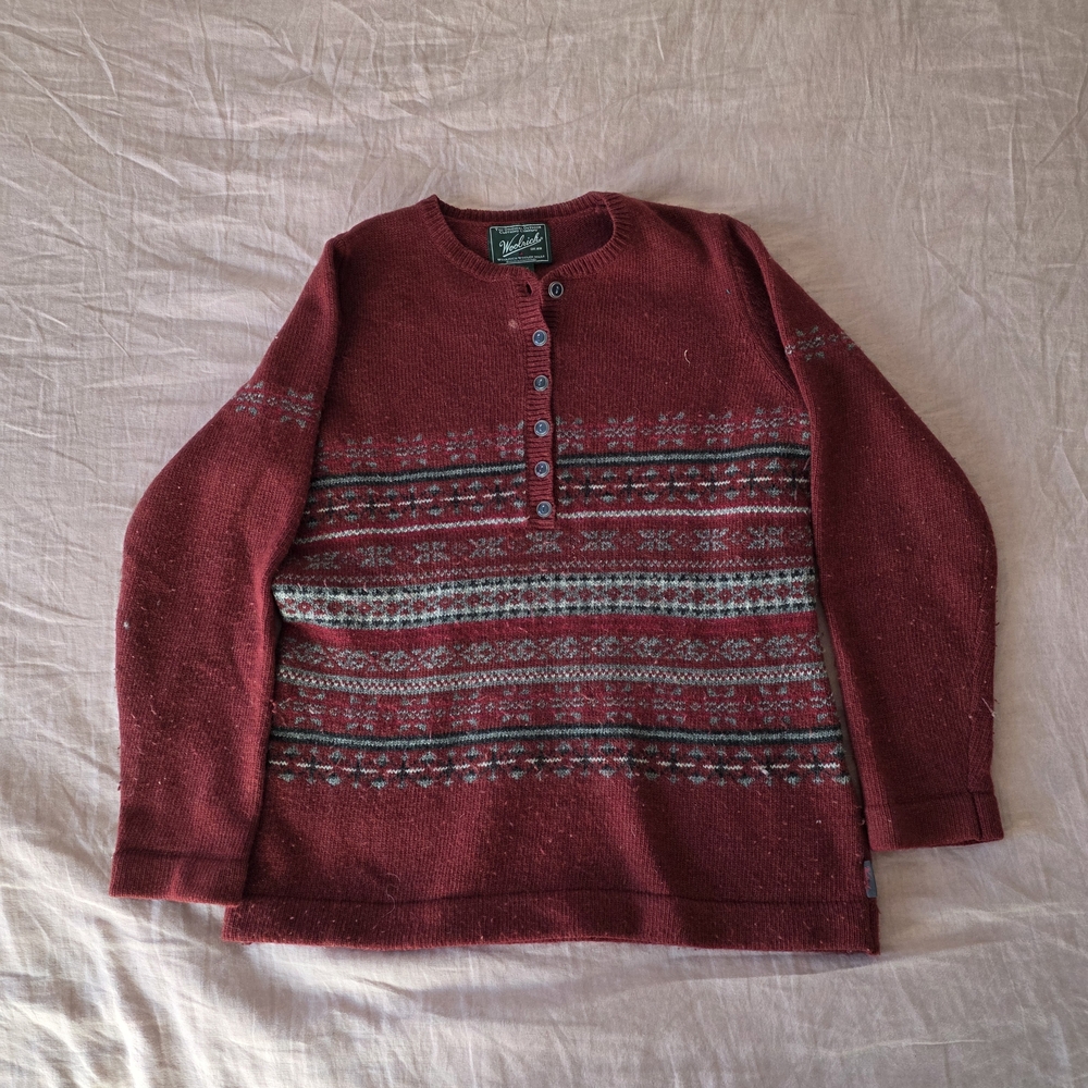 Woolrich Womens cottagecore wool sweater